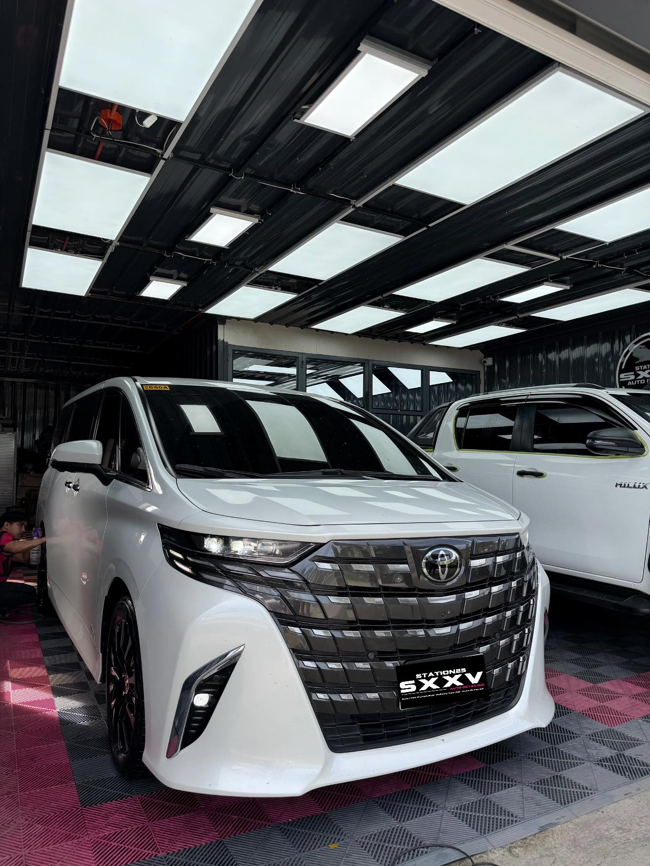 Paint protection film detail work